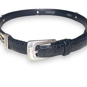 Vintage Brighton Western Belt Cowhair Leather Cowgirl Belt Cheetah and Z…